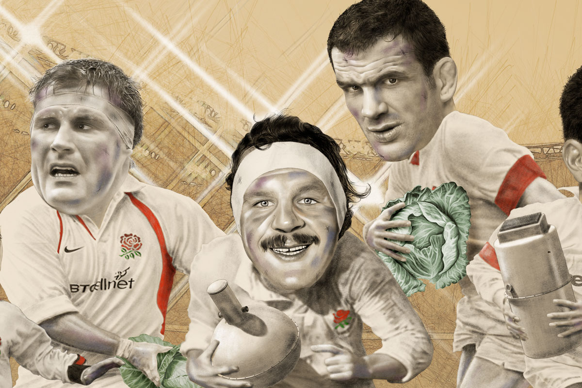 Twickenham rugby illustration